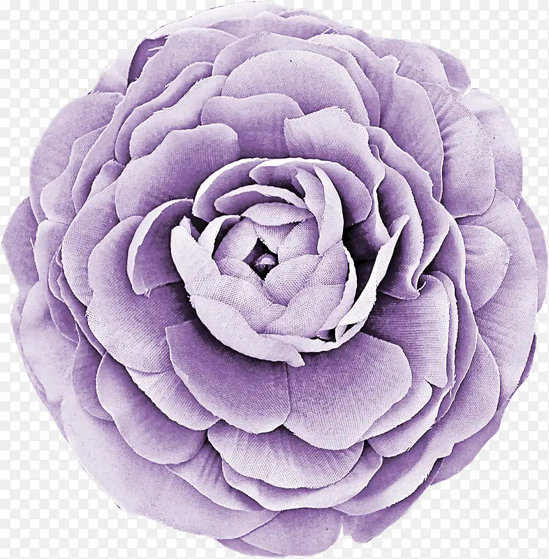 手绘创意紫色花苞中国花