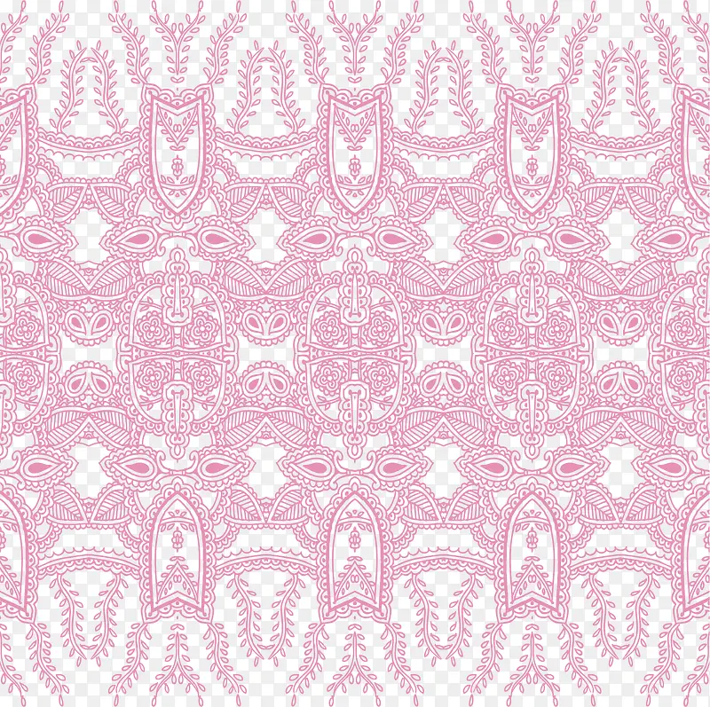 粉色几何形状花纹
