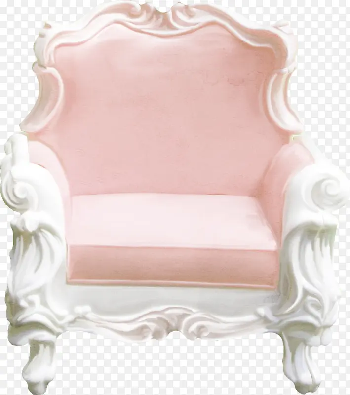 欧式粉色少女风座椅