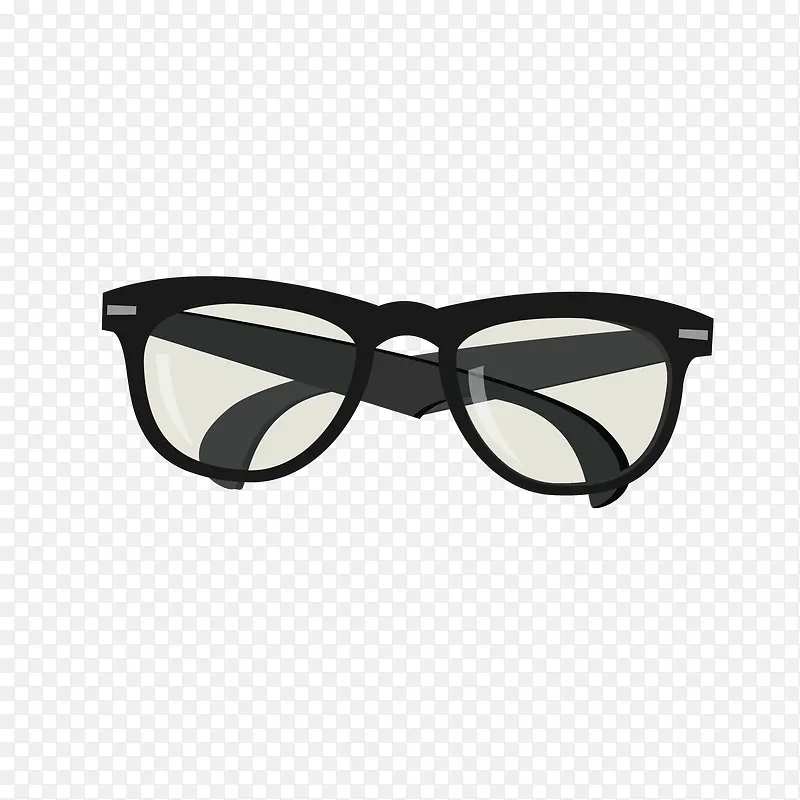 小清新扁平化设计眼镜