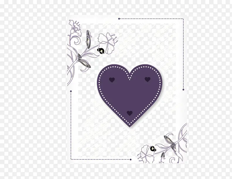 紫色边框装饰矢量图