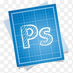 Adobe photoshop蓝图图标
