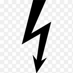 high voltage electricity icon