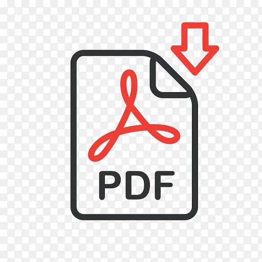 文件下载文件文件PDF线图标集
