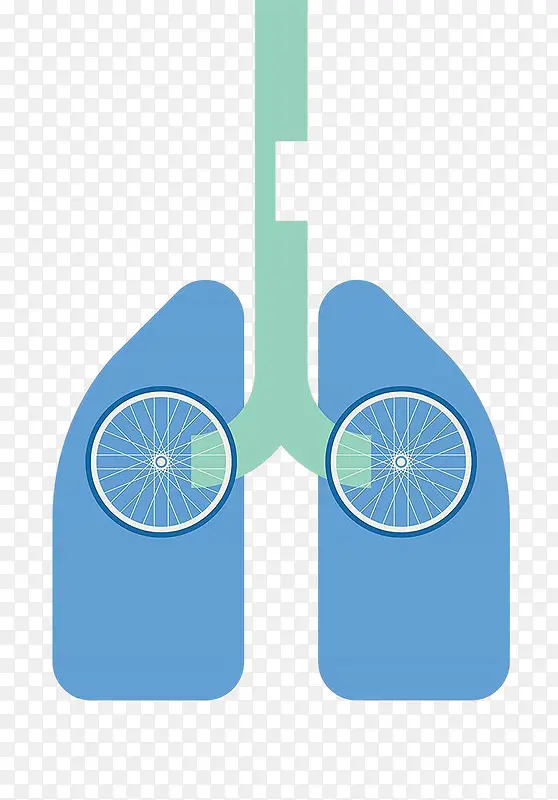 创意海报设计肺部
