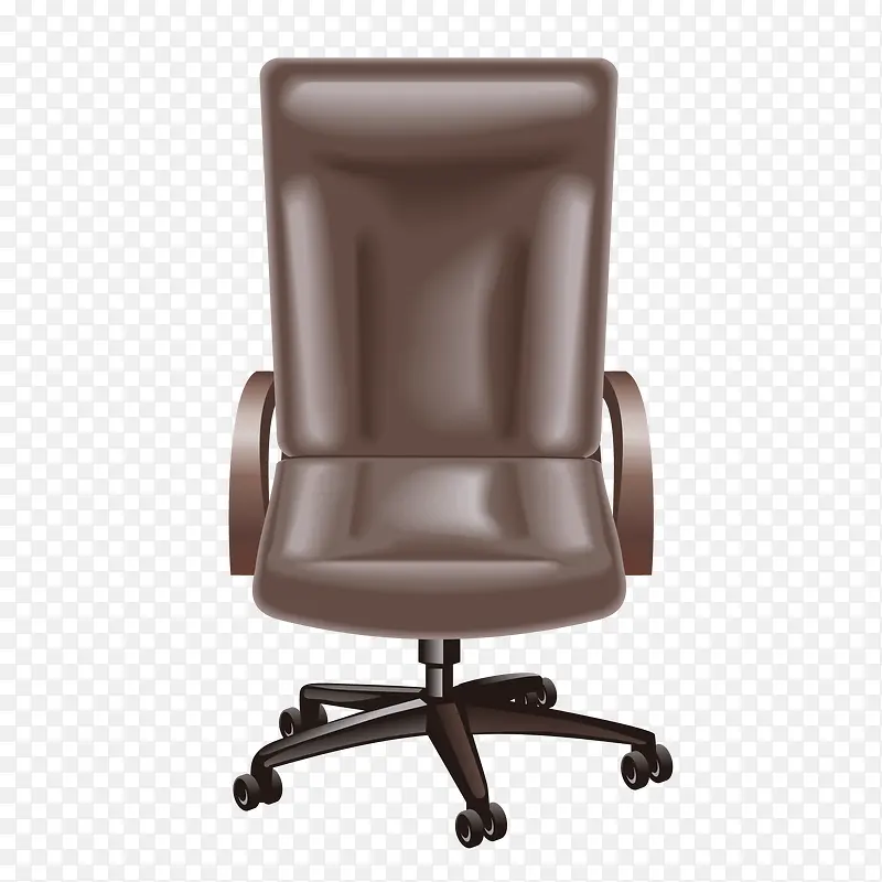 卡通棕色的椅子设计