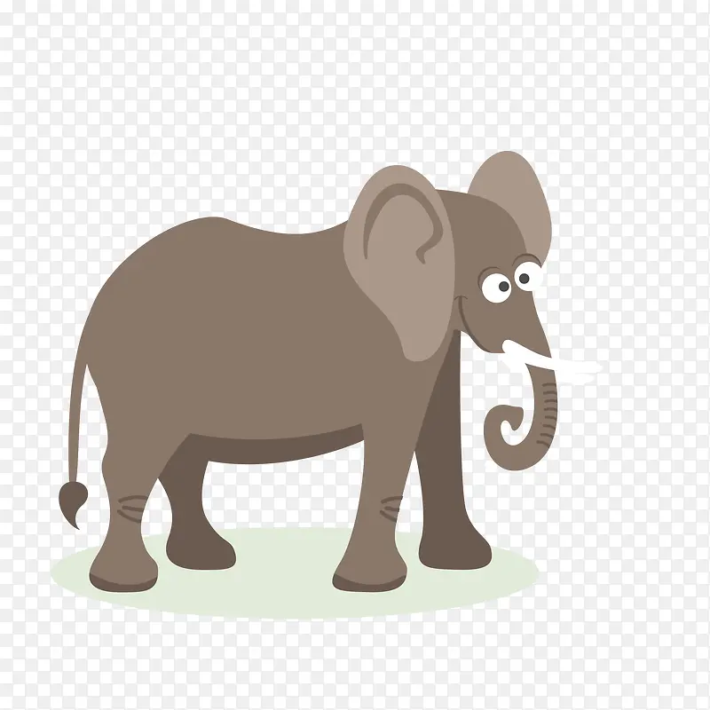 卡通大象动物设计