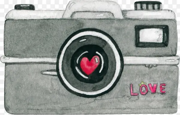 爱心镜头相机