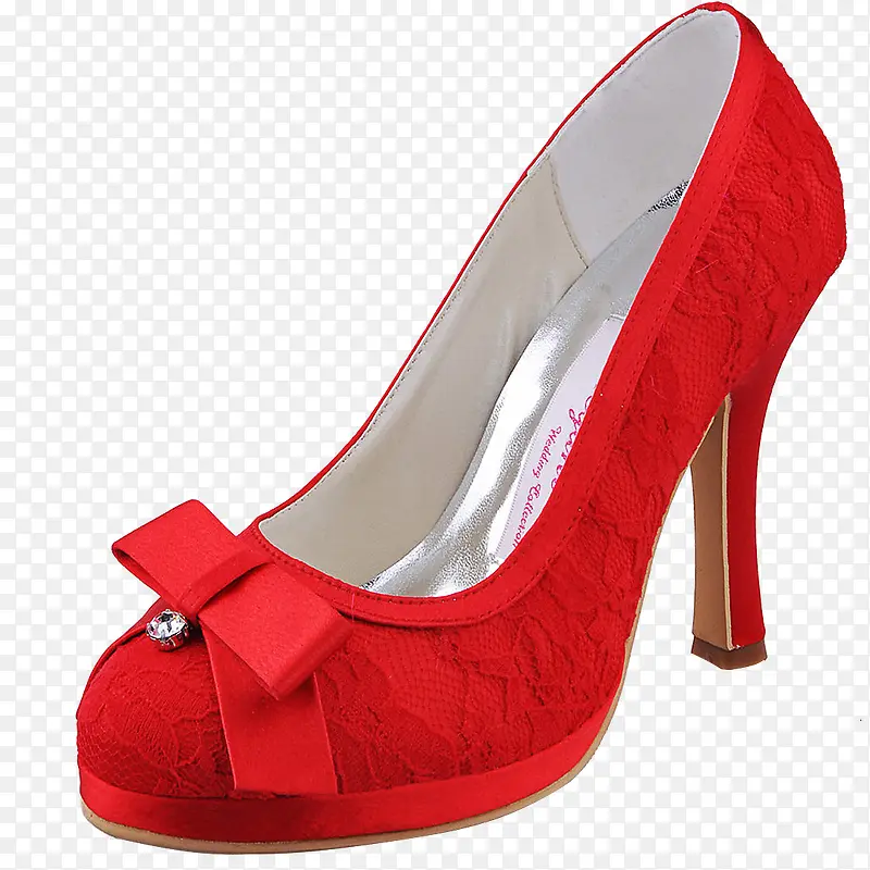 红色的女鞋