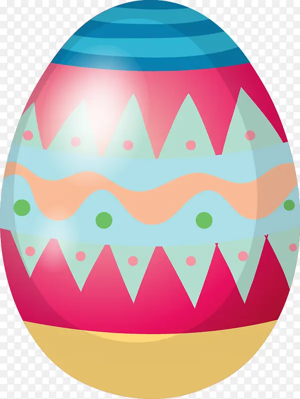 美国复活节彩蛋设计矢量素材