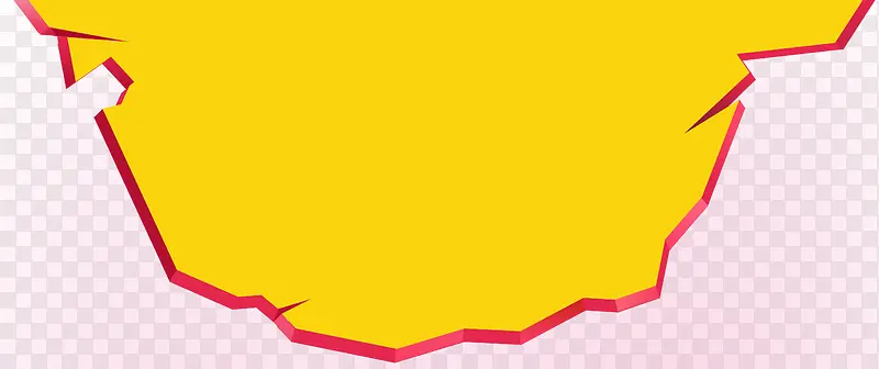 黄色扁平图案