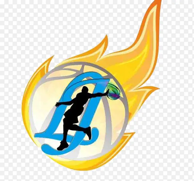 一个篮球社logo