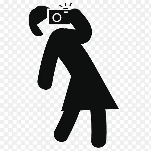 女摄影师图标