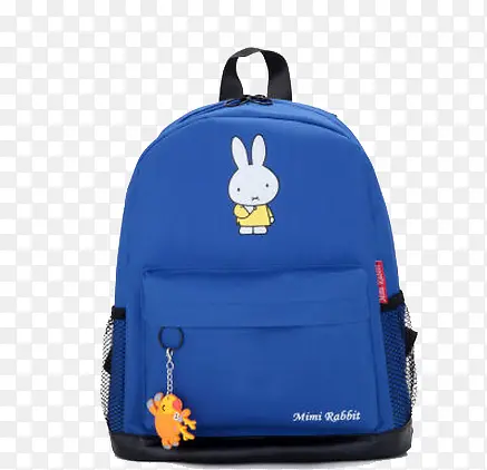 小兔子蓝色儿童书包