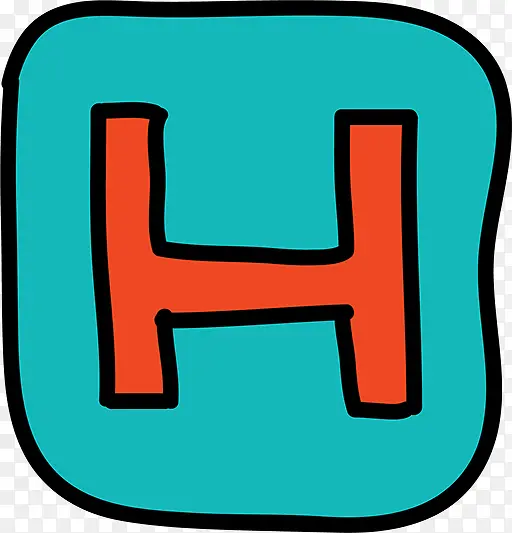 手绘字母