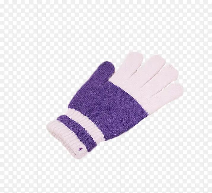 紫色毛线手袜