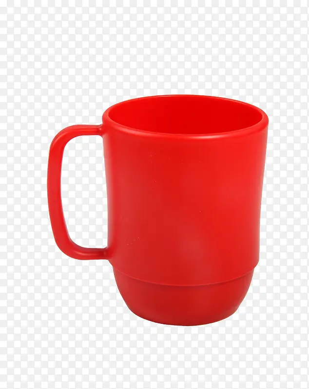 红色塑料杯