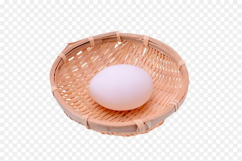 竹筐中的鸡蛋