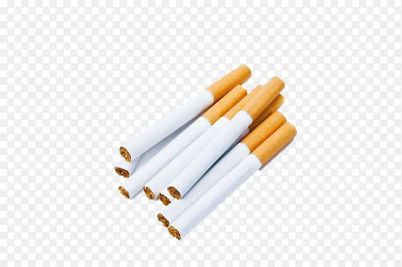 一堆香烟