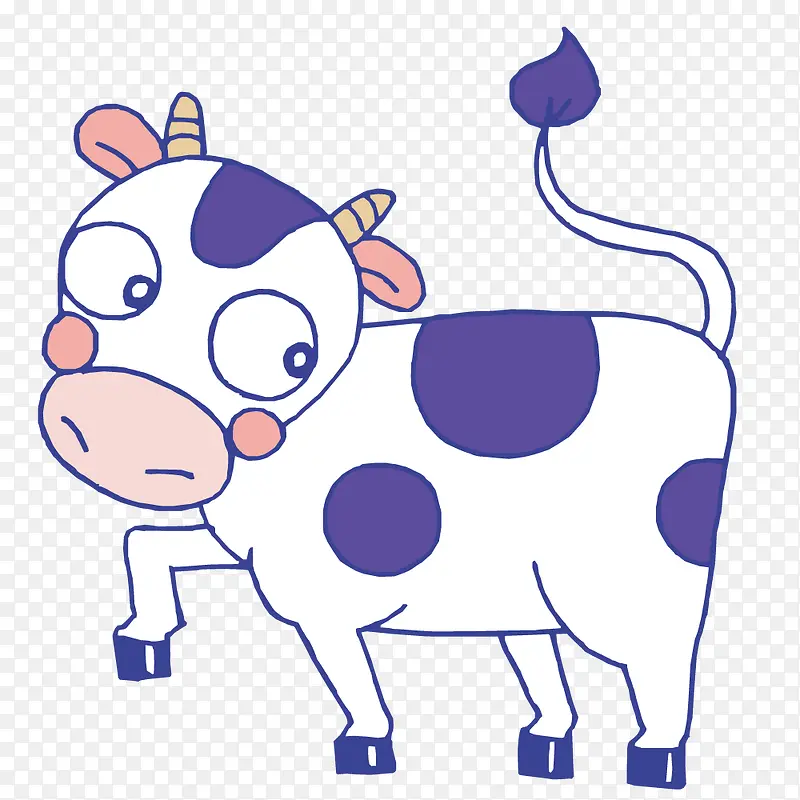 矢量动物的世界奶牛