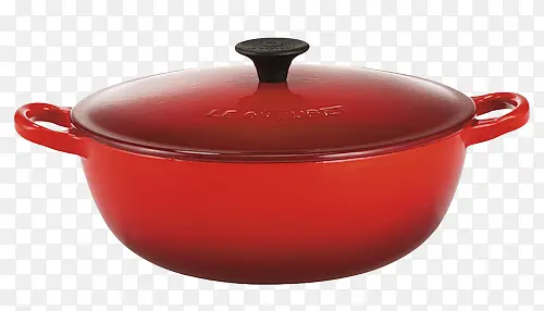 漂亮的红色锅免抠素材