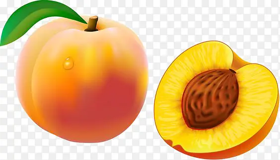 成熟的桃子