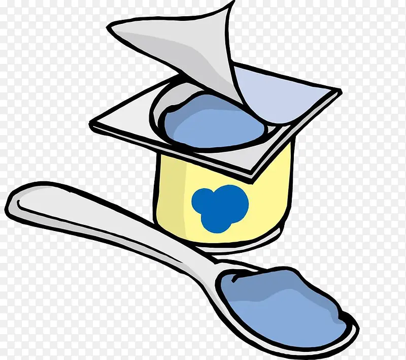 酸奶简笔画食物图案