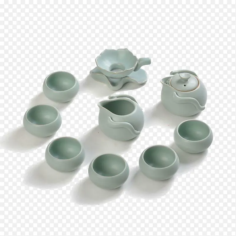 一堆茶具PNG图片素材下载_图片编号ykkongby-免抠素材网