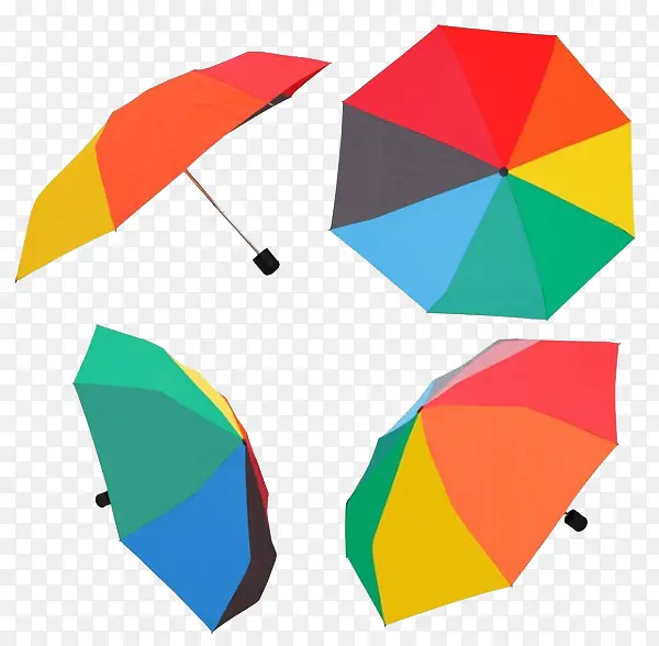 彩色折叠伞