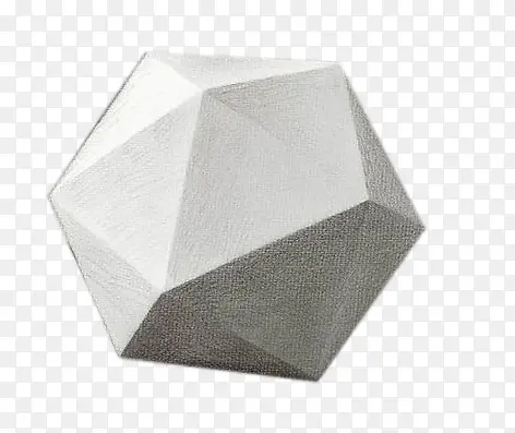 立体球形几何石膏