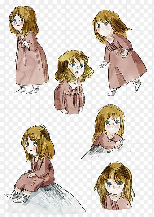 卡通女孩