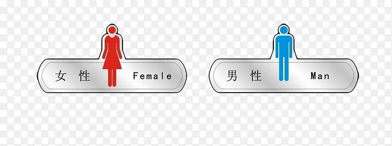 男女厕所传统挂牌