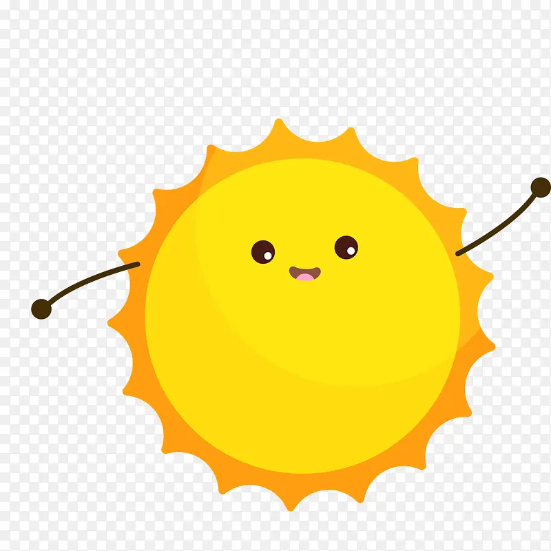 卡通可爱的太阳设计