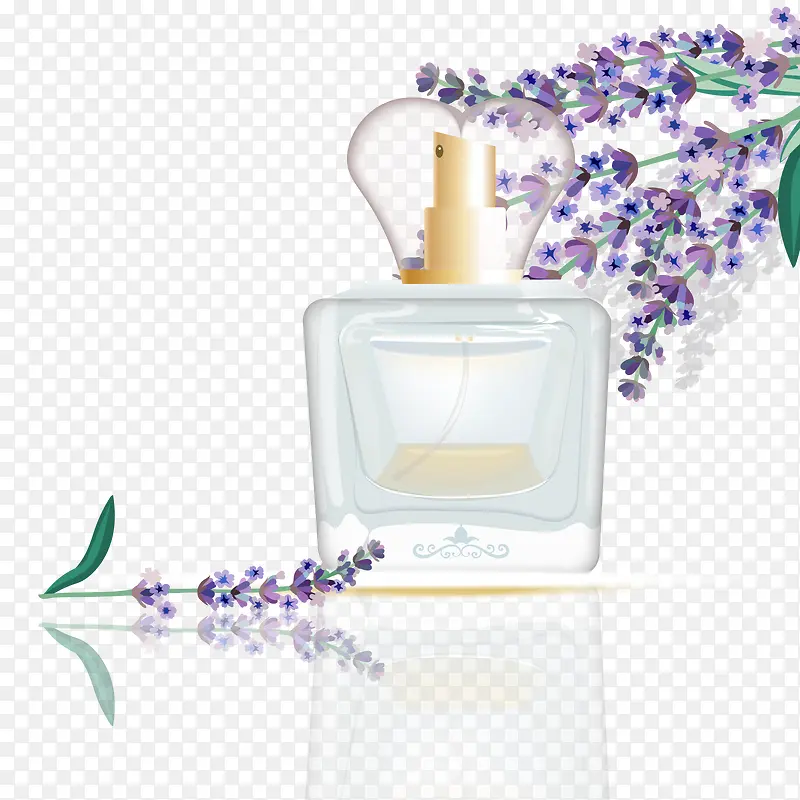 矢量香水瓶