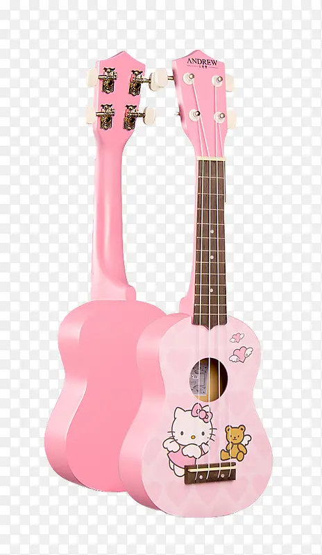 儿童初学粉色吉他