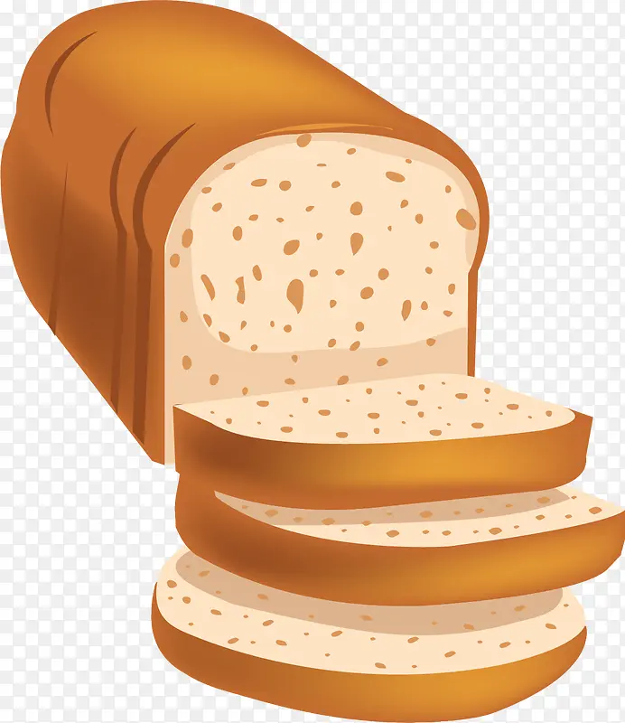 褐色面包