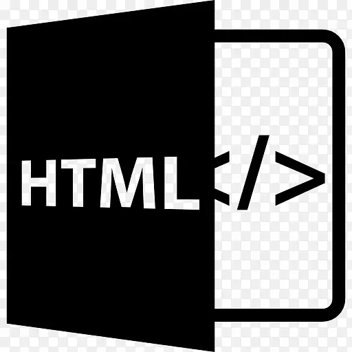 开放的HTML文件格式图标
