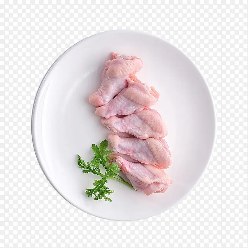 一排新鲜的鸡腿肉设计