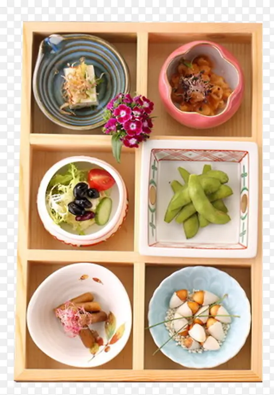日本料理开胃小菜拼盘
