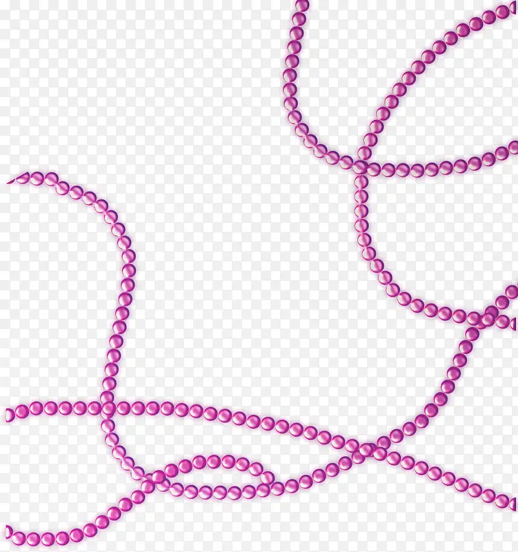 粉色珍珠链子