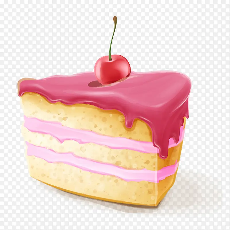 彩色创意蛋糕食物元素