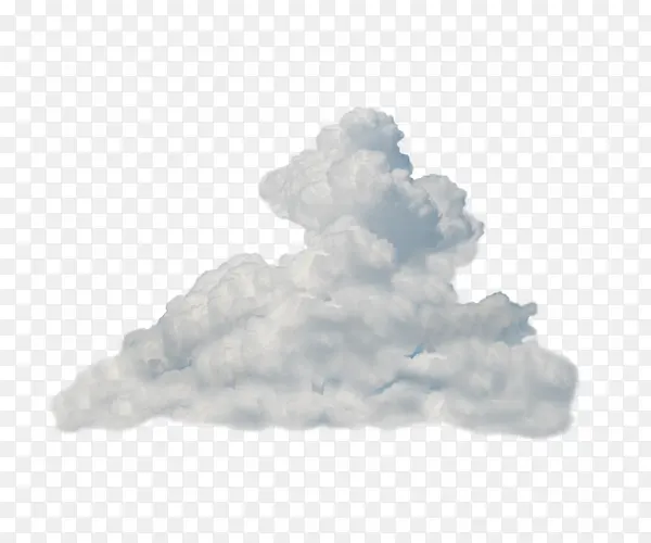 灰白色云朵素材