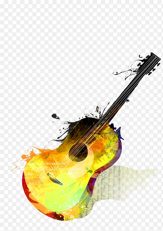 吉他装饰图案JJ20壁纸