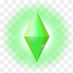 绿色的宝石图标