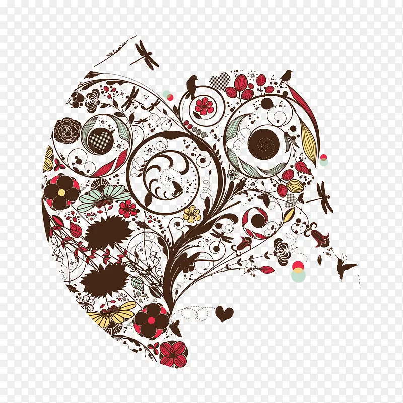抽象花纹元素