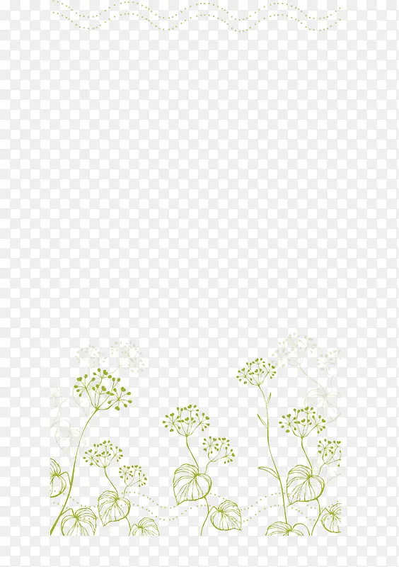 淡雅花元素