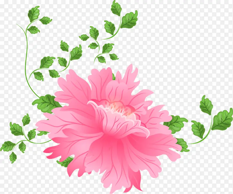 小清新粉色花朵