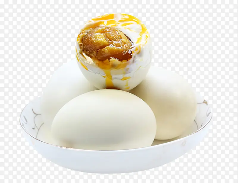 盘子里的鸭蛋