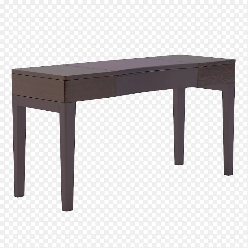 棕色简单写字桌子