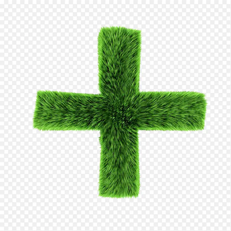 绿色交叉十字